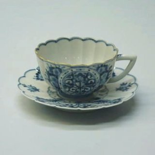 時代　九谷焼　人物画　向付5客　幅約14.4㎝　タコオ　東①さ5-0208① 時代 九谷焼 人物画 向付5客 幅約14.4㎝ タコオ 東①さ5-0208①